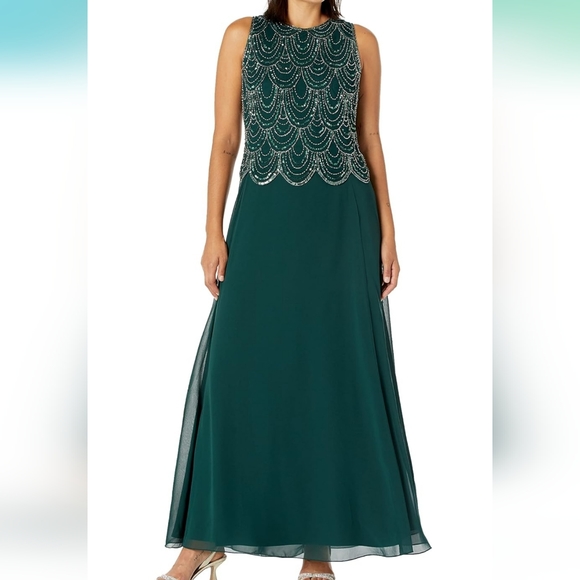 Special Occasion Dress with Scarf - Picture 2 of 4